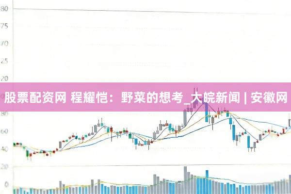 股票配资网 程耀恺：野菜的想考_大皖新闻 | 安徽网