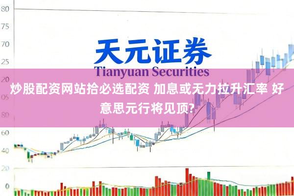 炒股配资网站拾必选配资 加息或无力拉升汇率 好意思元行将见顶?