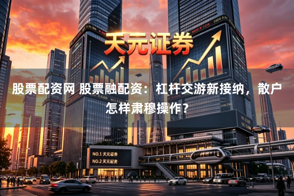 股票配资网 股票融配资：杠杆交游新接纳，散户怎样肃穆操作？
